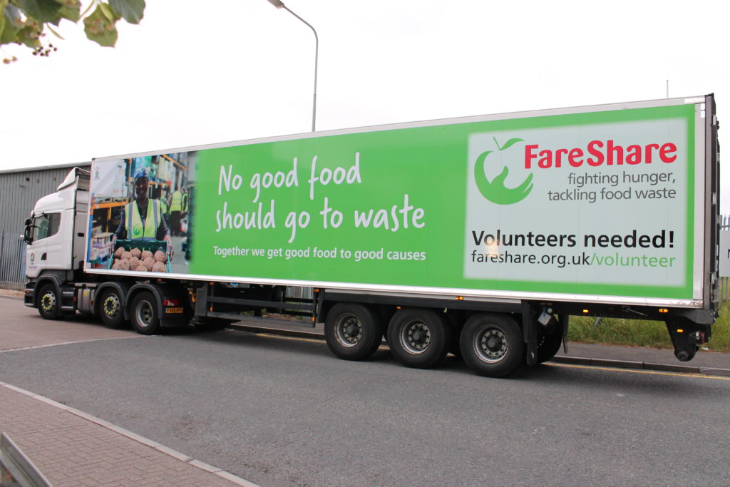Fowler Welch FareShare lorry