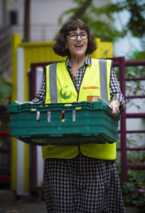 Veronica has been volunteering at the FareShare warehouse in Deptford for a year