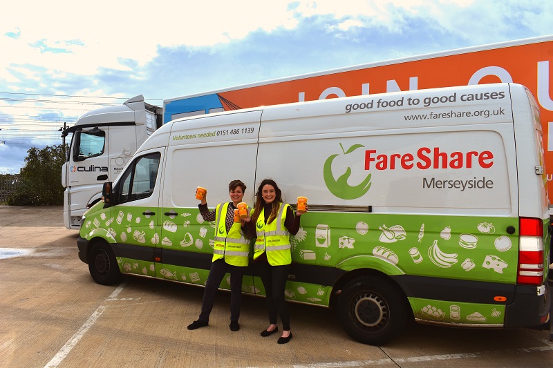 Culina partner with FareShare to save surplus food