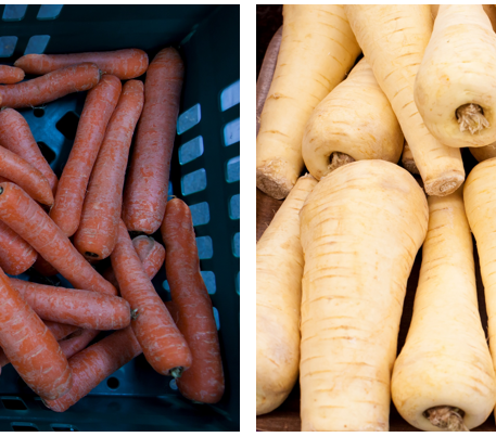 Produce World carrots and parsnips donated to FareShare