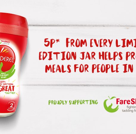 Canderel and fareShare on-pack promotion