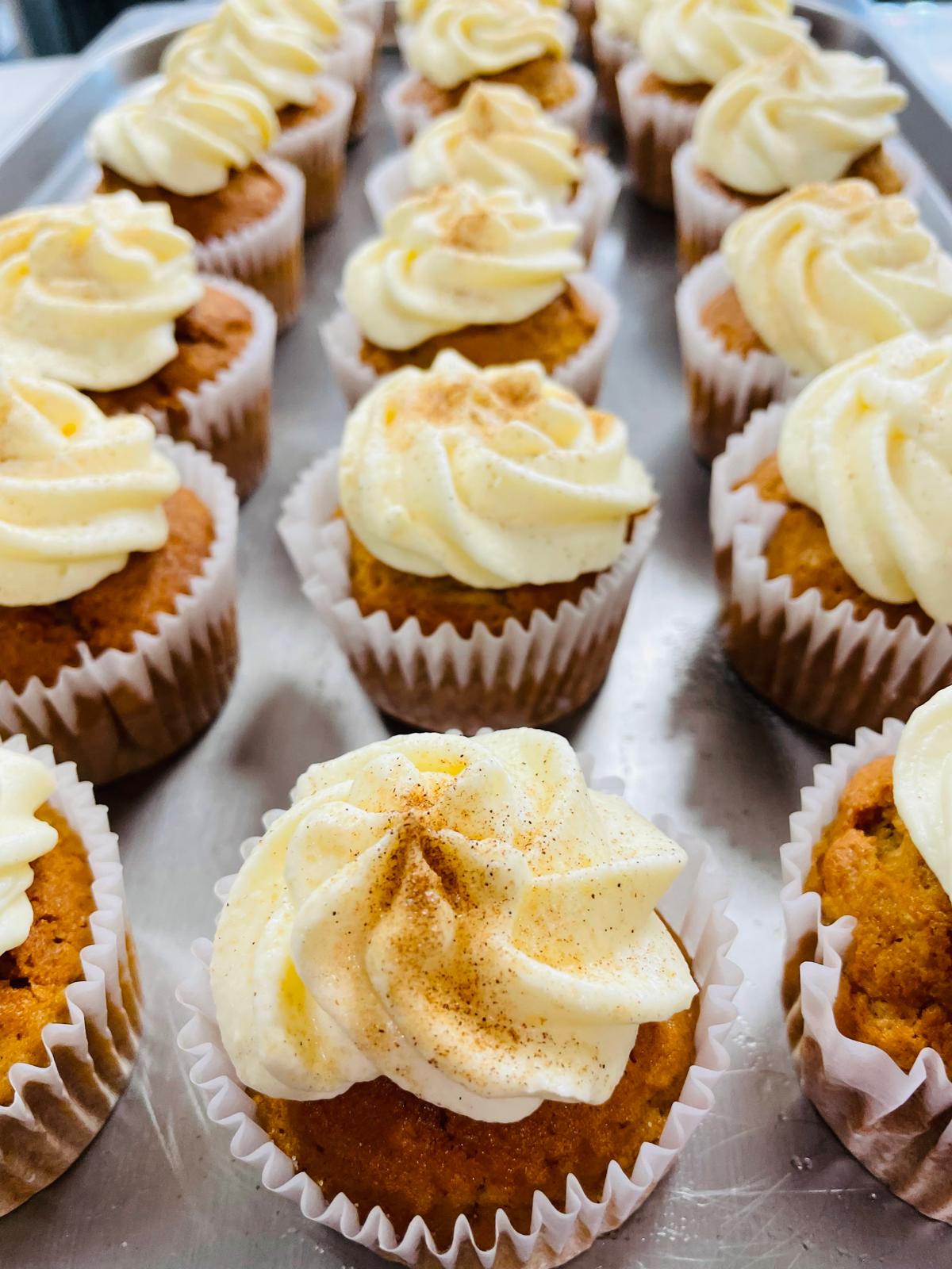 Parsnip Muffins with Cream Cheese Frosting - FareShare