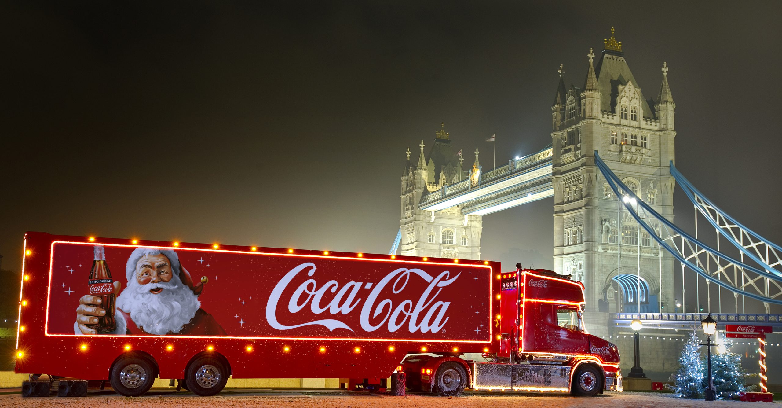 Coca-Cola Truck Tour in London