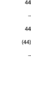 44   44  44   