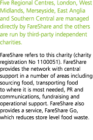 Five Regional Centres  London  West Midlands  Merseyside  East Anglia and Southern Central are managed directly by Fa   