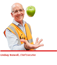 Lindsay Boswell  Chief Executive