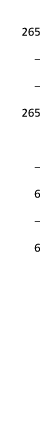  265     265   6   6