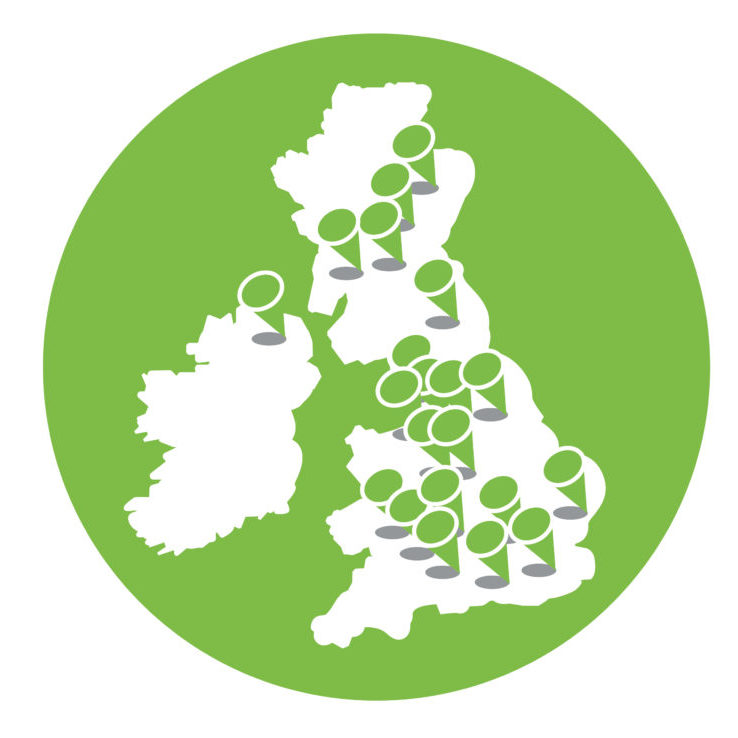 FareShare locations across the UK