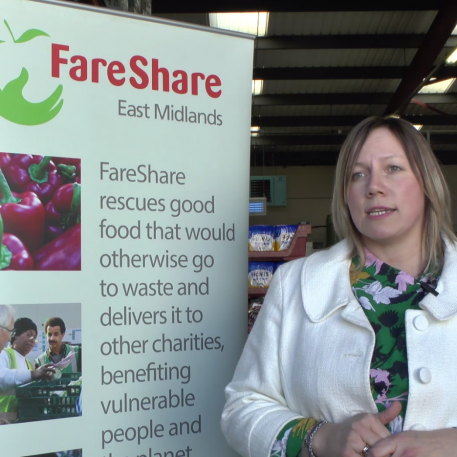 FareShare video, charity food redistribution