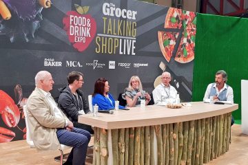 Food waste panel with FareShare CEO Lindsay Boswell at Food & Drink Expo 2018