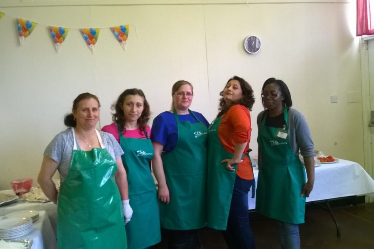 Brushstrokes Community Project, supplied with food from FareShare, prepares meals for refugees and asylum seekers in Birmingham