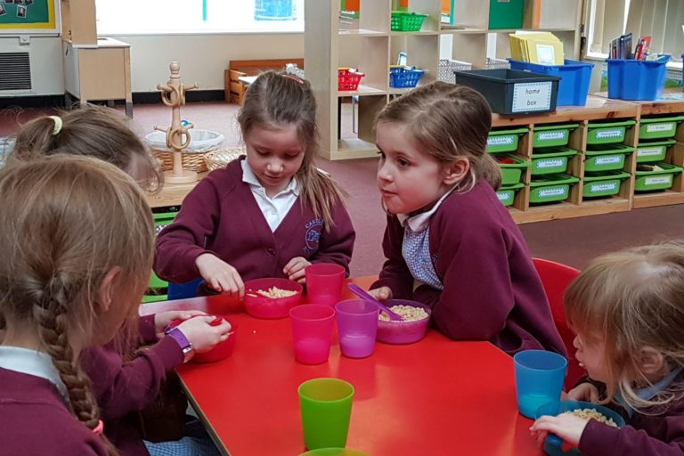 Prudhoe Castle First School, North East, breakfast club