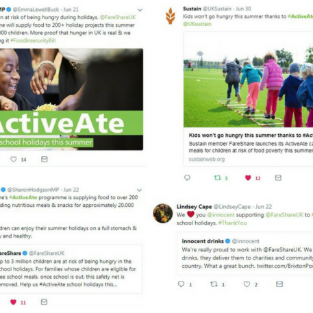 FareShares #ActiveAte campaign receives coverage
