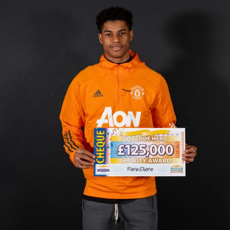 Marcus Rashford named this year’s Postcode Hero - FareShare