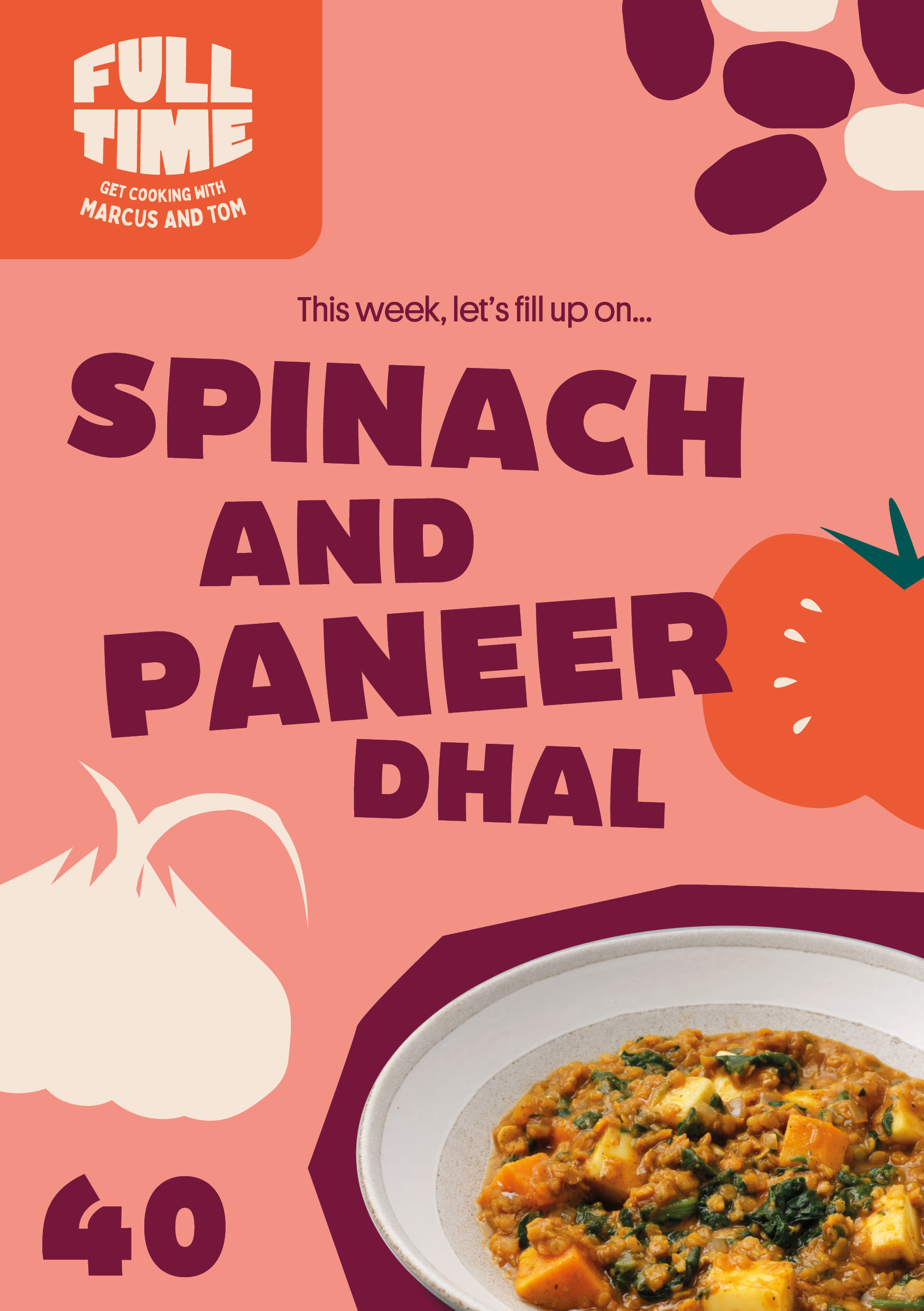 Full Time Meals Spinach and Paneer Dhal FareShare